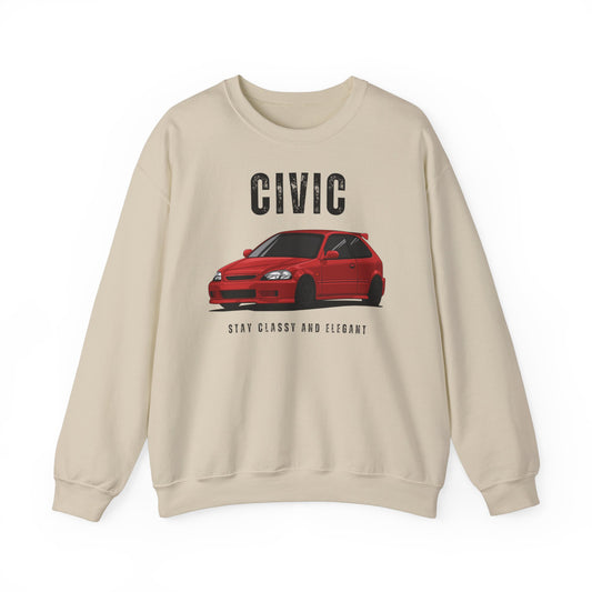 DTC - Honda Civic EK9 Stay Classy And Elegant Sweatshirt