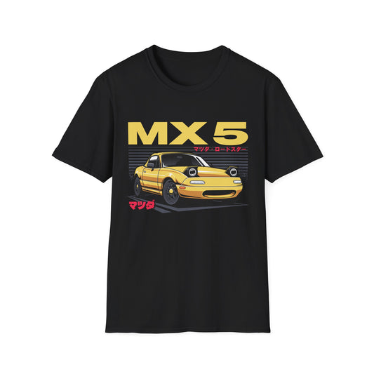Mazda Mx5 Miata Yellow Tshirt