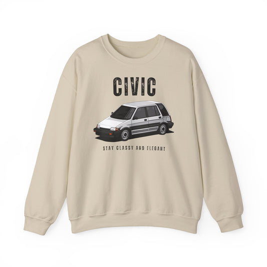 DTC - Honda Civic Shuttle Stay Classy And Elegance Sweatshirt