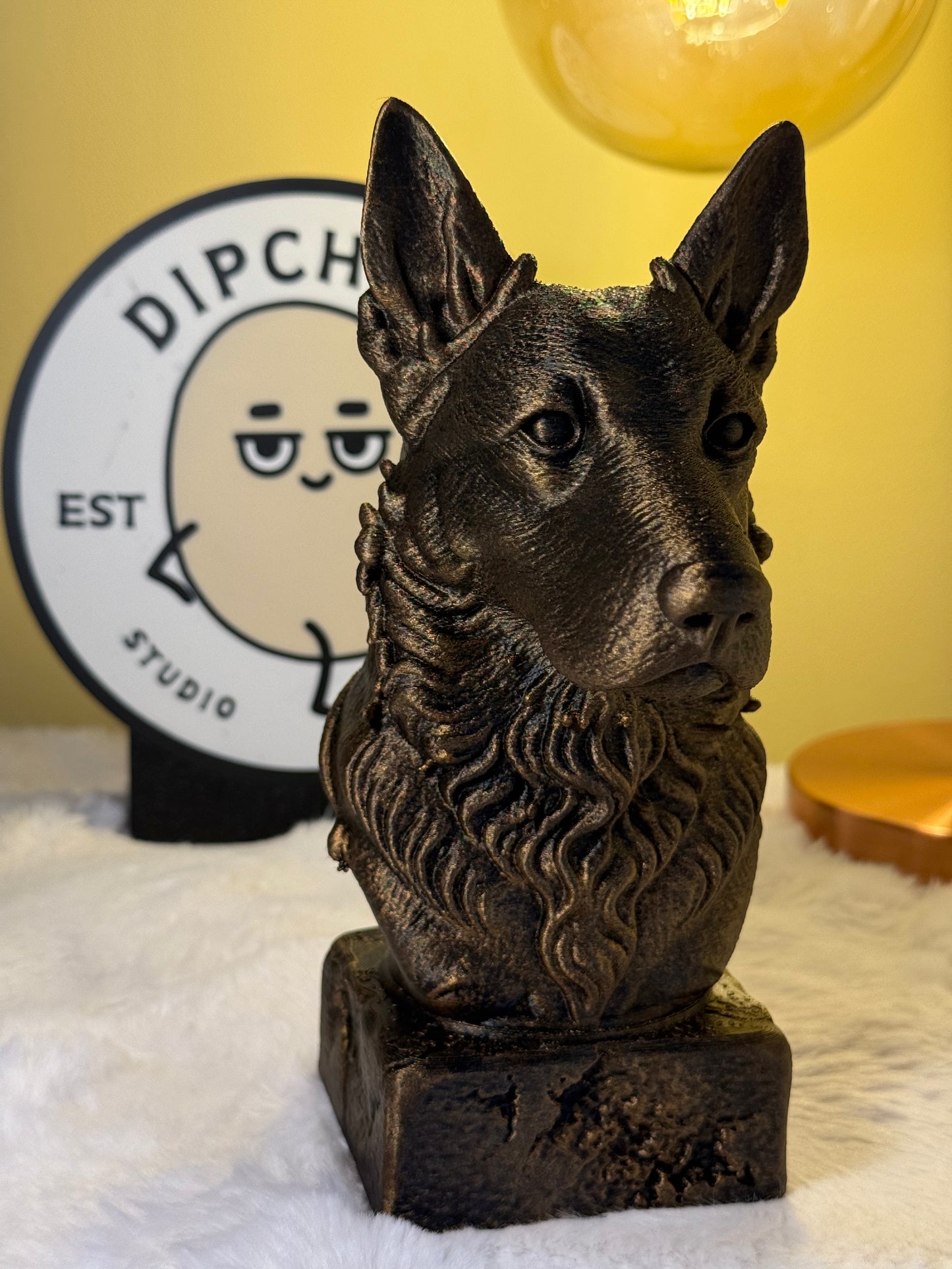 Beauceron Antique Bust