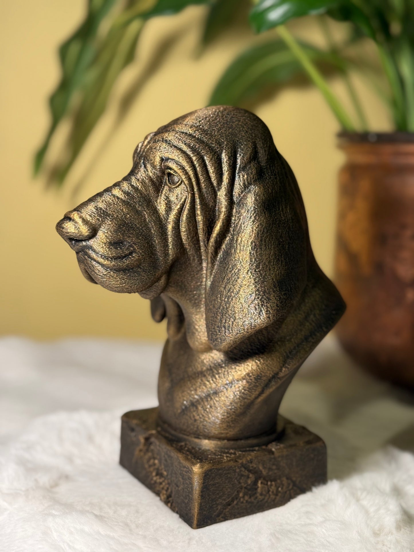 Bloodhound Antique Bust