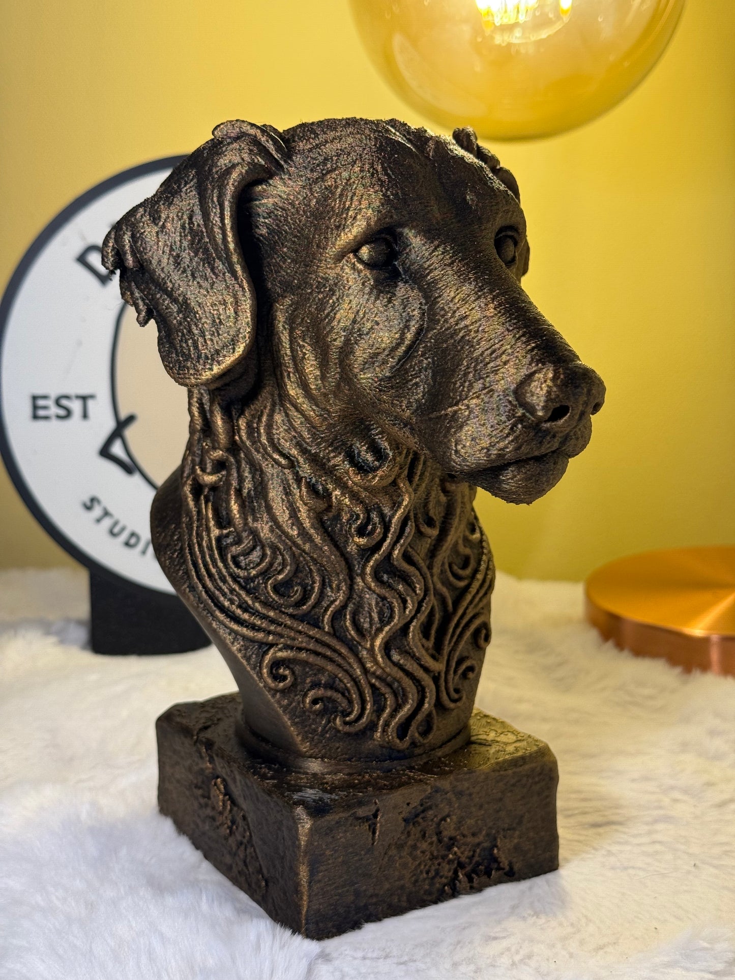 Lurcher Antique Bust