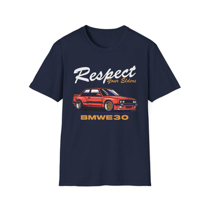 BMW E30 Respect your elders Tshirt