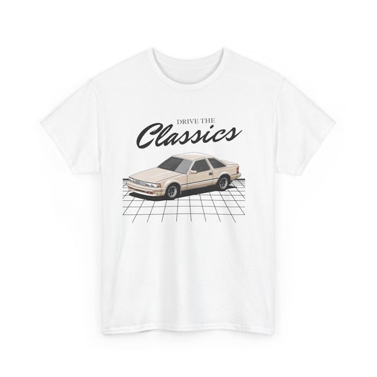 The Z20 Soarer (1986–1991) blended luxury and tech like no other JDM coupe of its time – digital dash, turbocharged engines, and sleek ‘80s lines. A true sleeper icon, now in wearable form.
