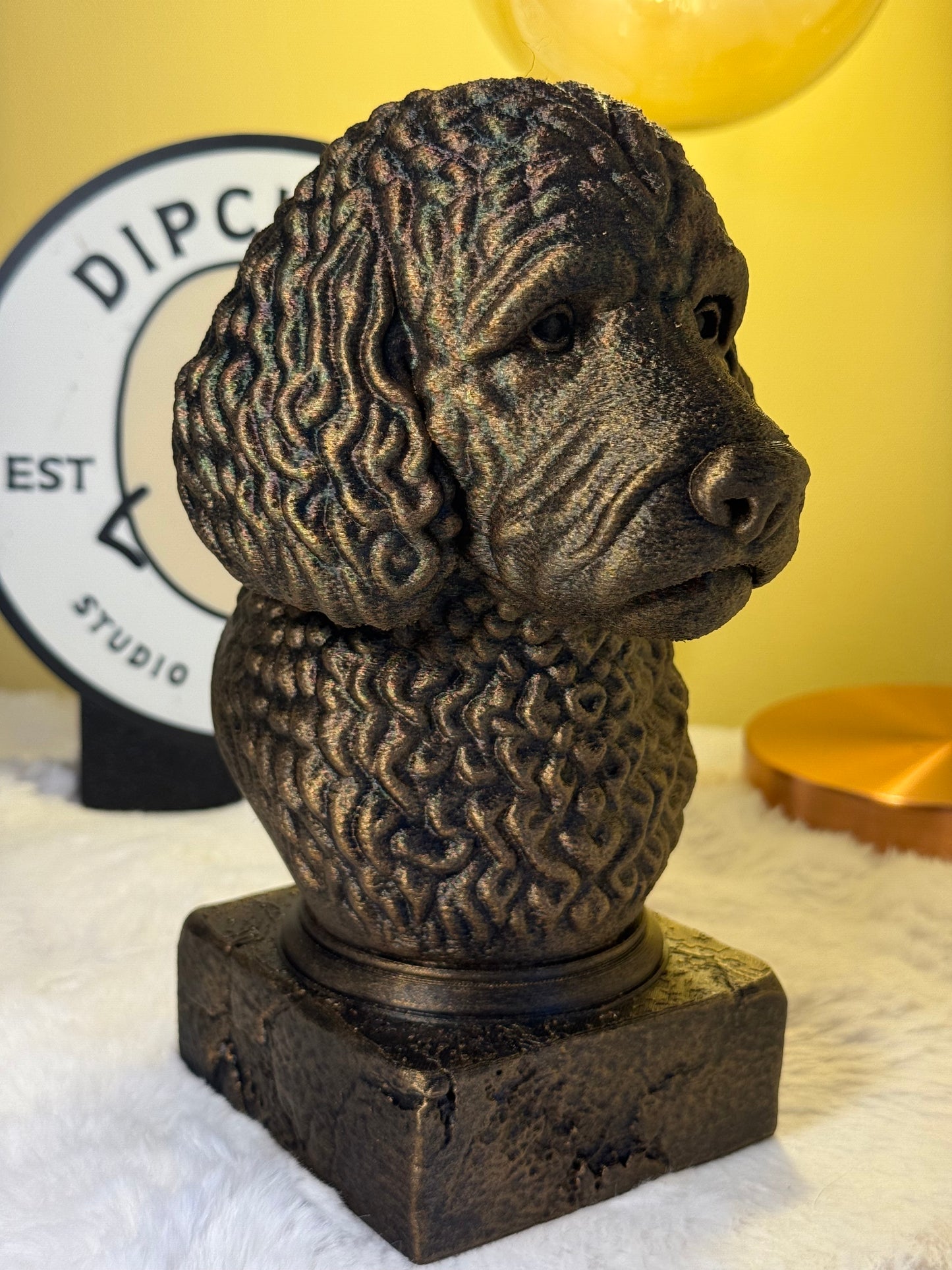 Labradoodle Antique Bust