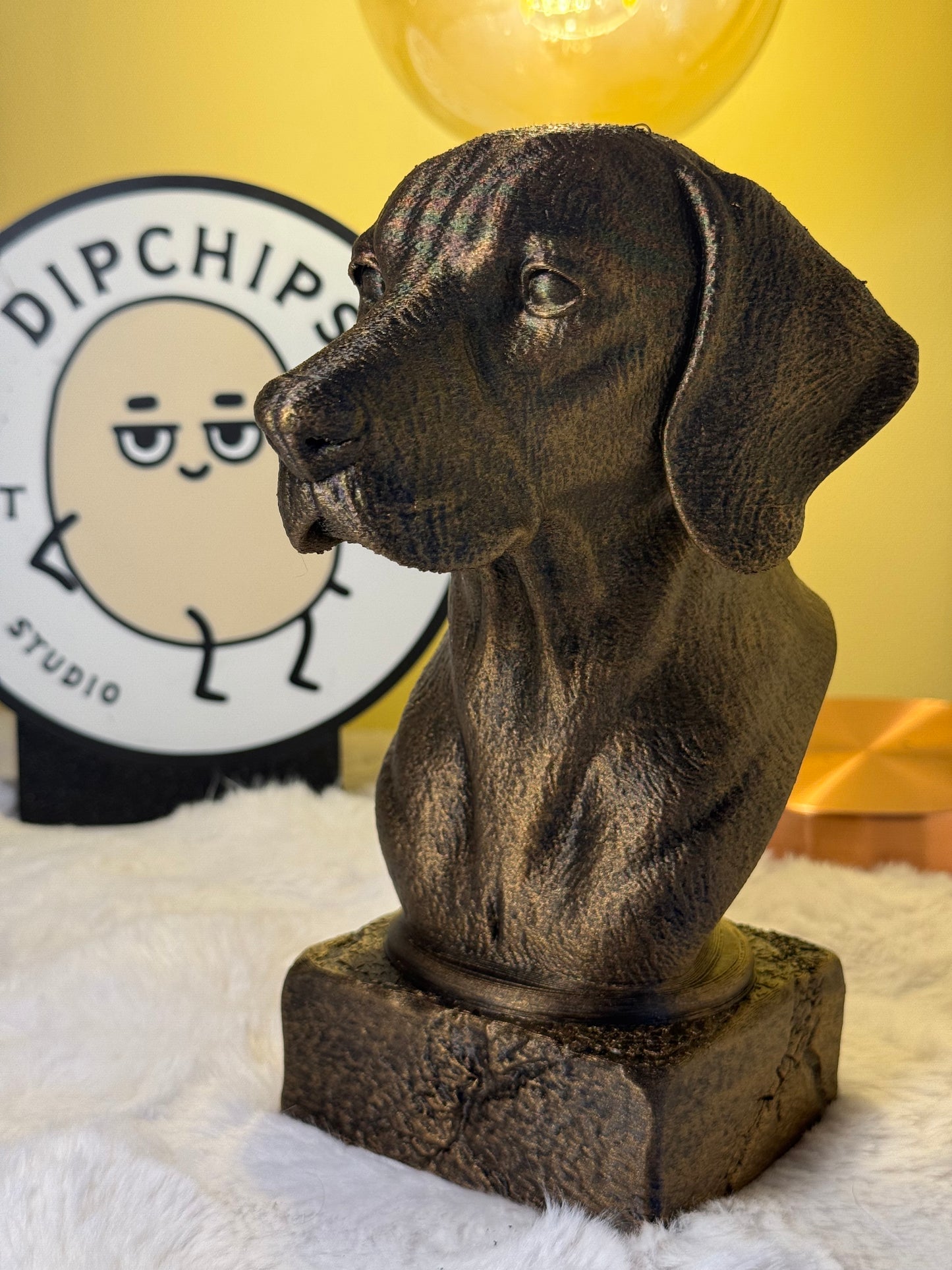 Hungarian Vizsla Antique Bust