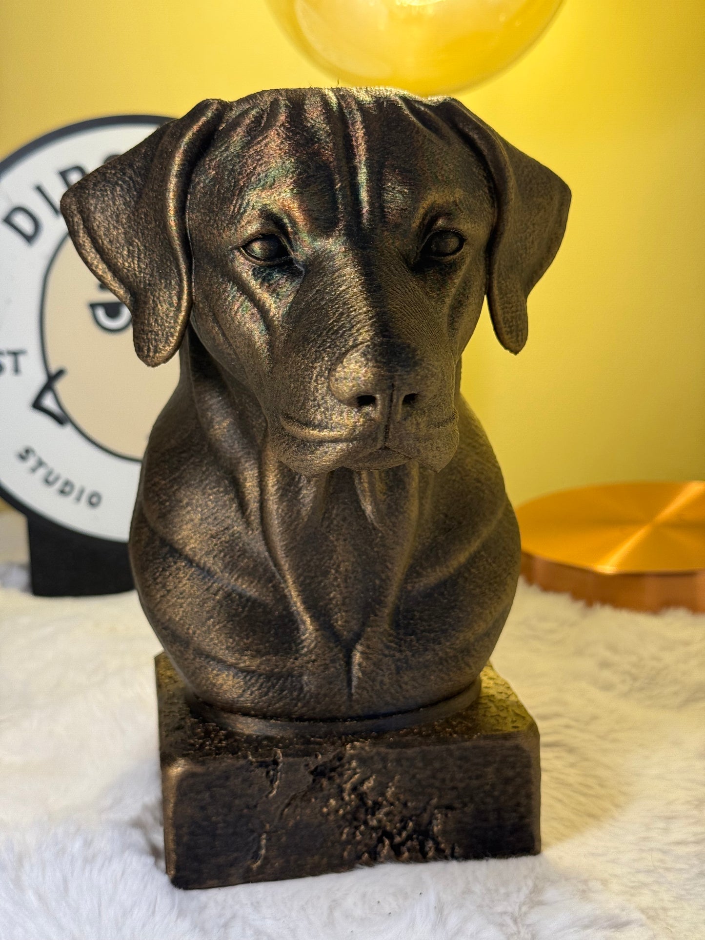 German Shorthaired Pointer Antique Bust