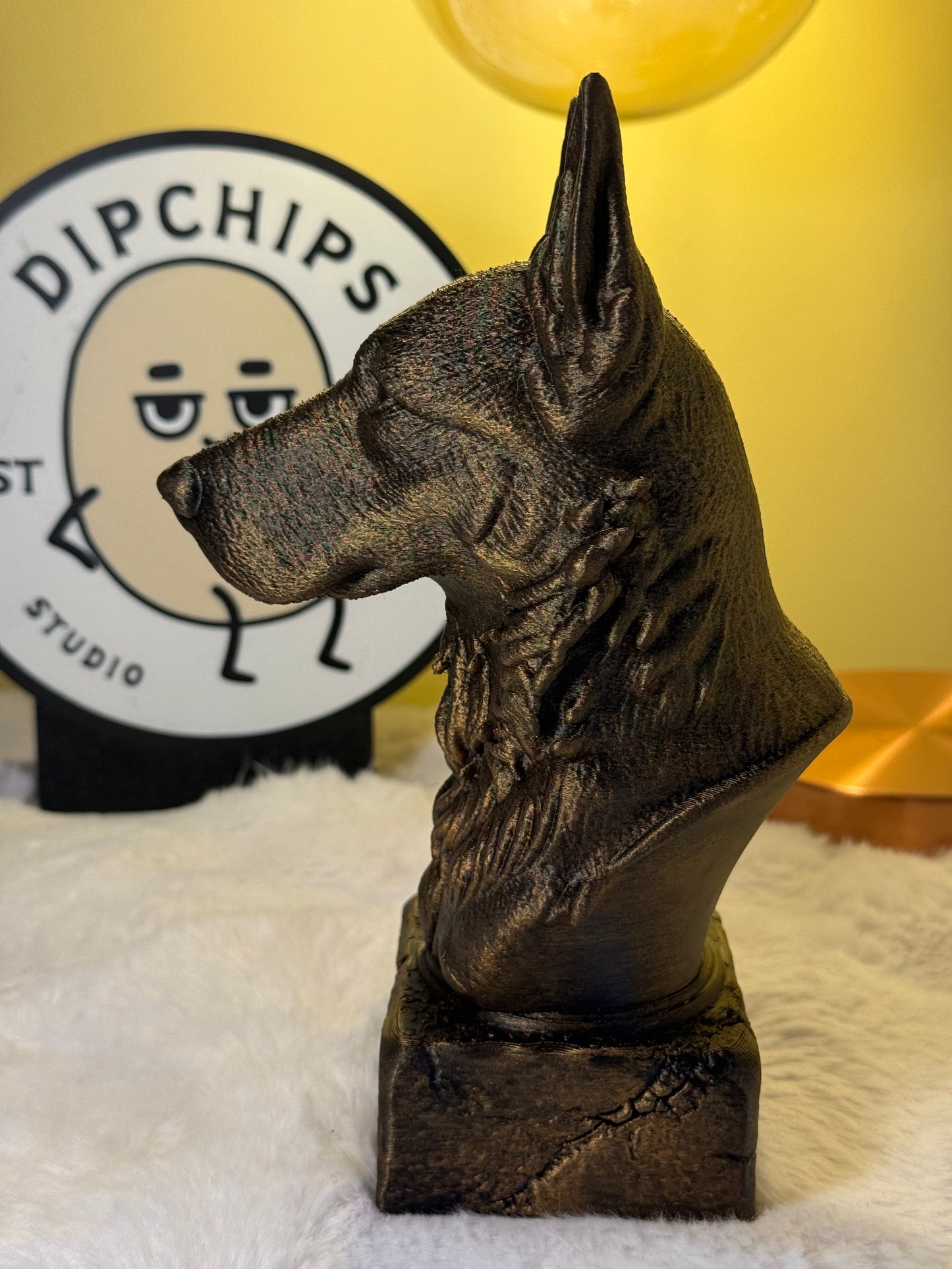 Beauceron Antique Bust