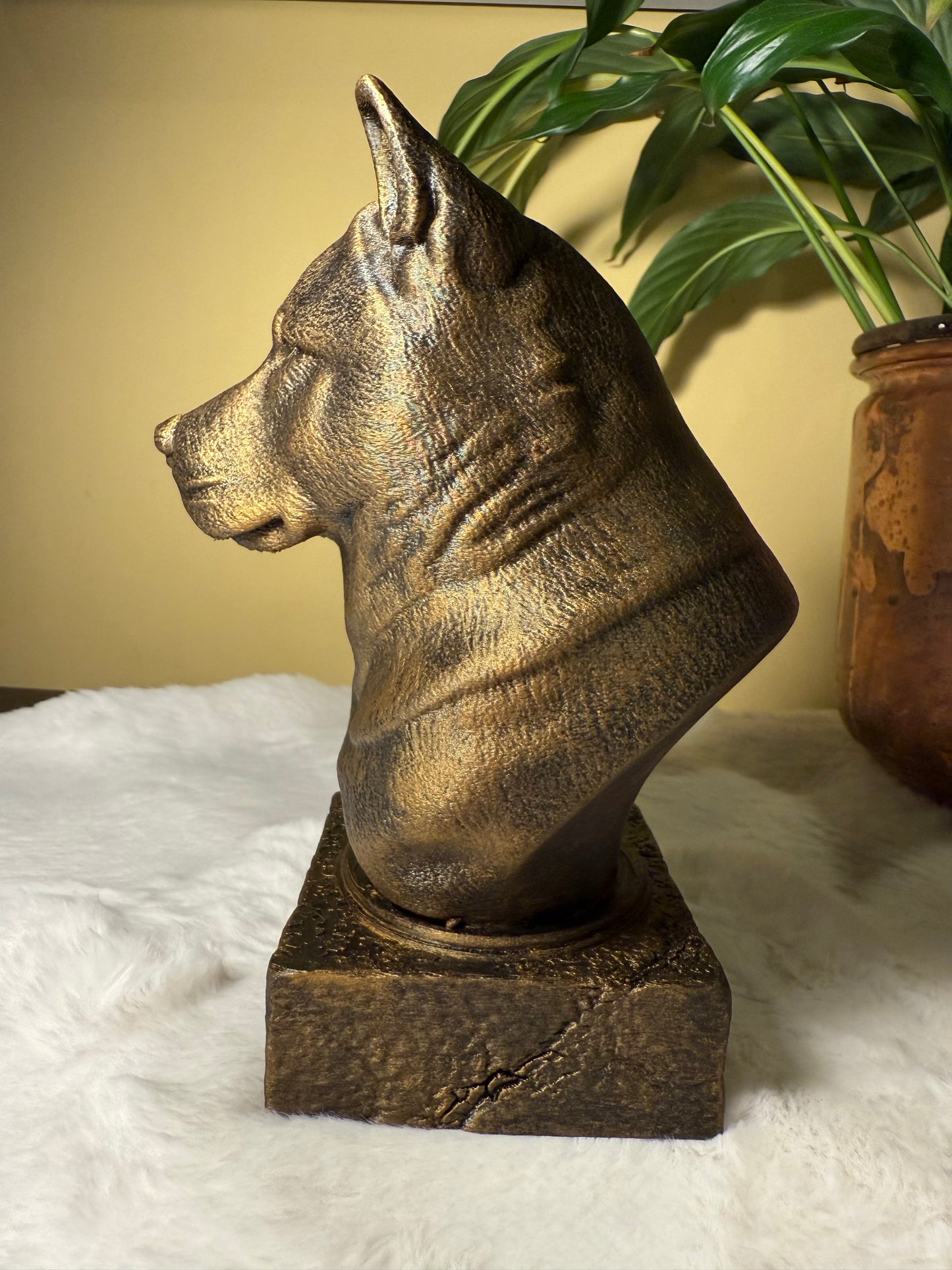 Akita Antique Bust