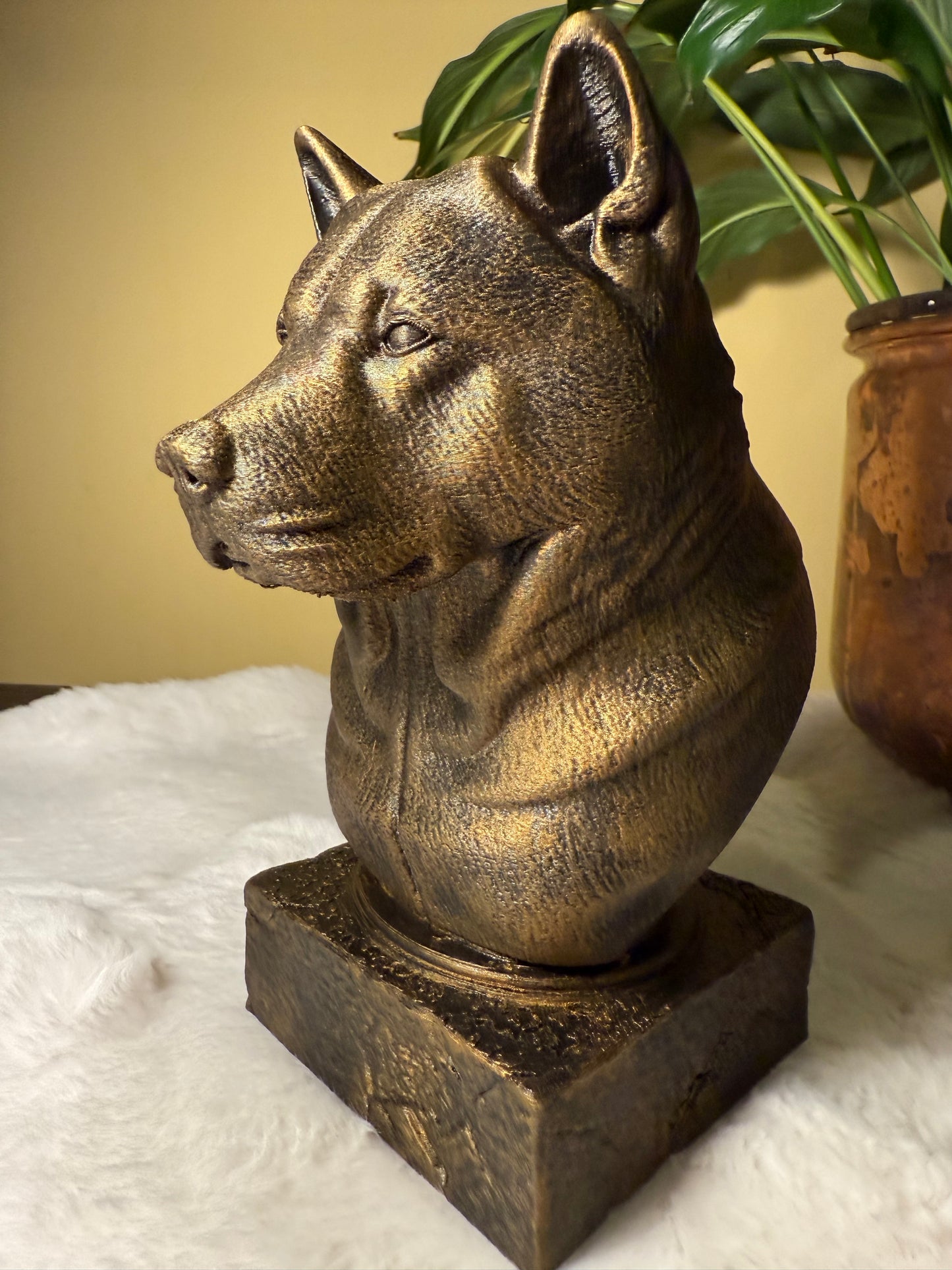 Akita Antique Bust
