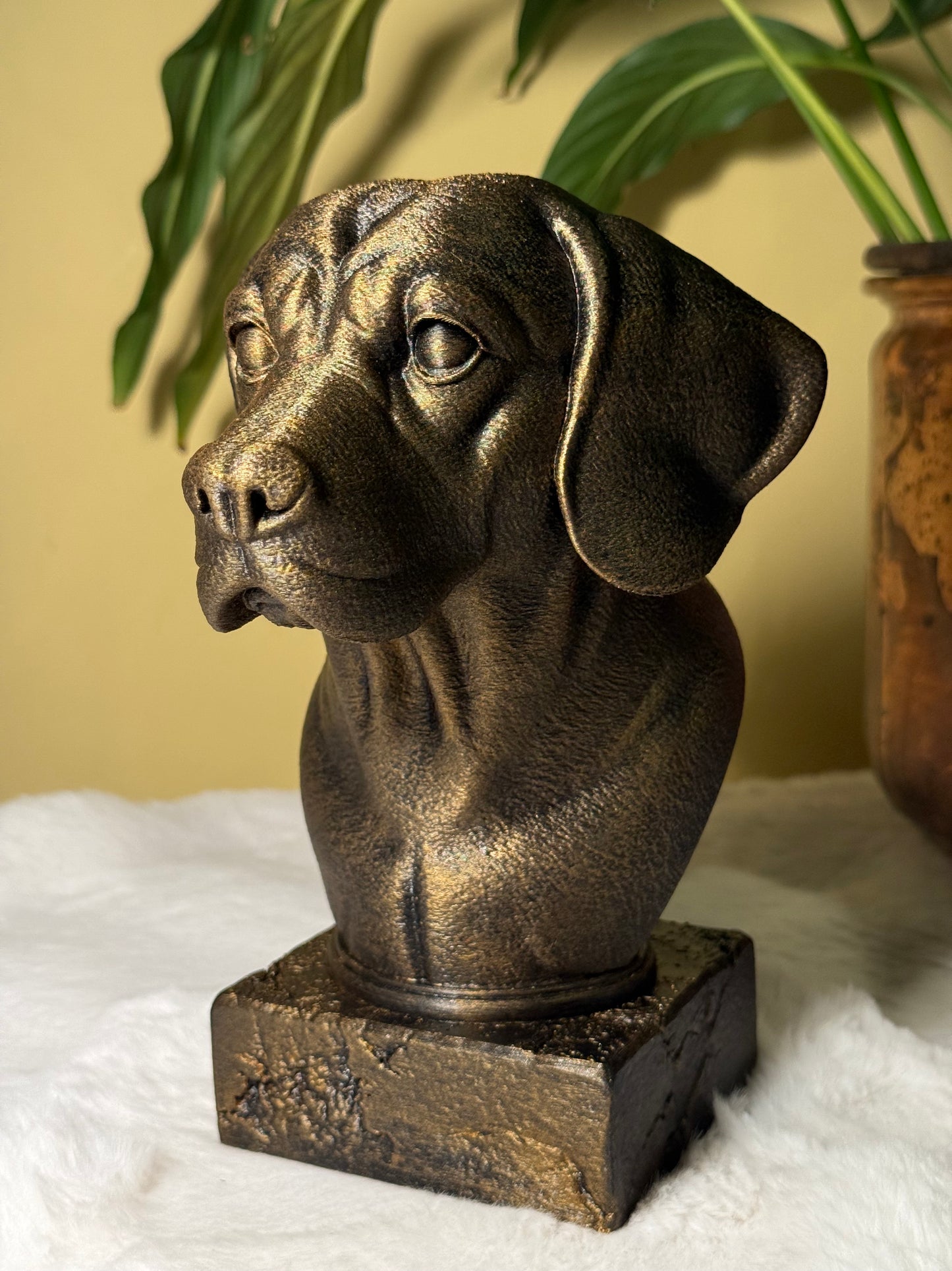 Beagle Antique Bust